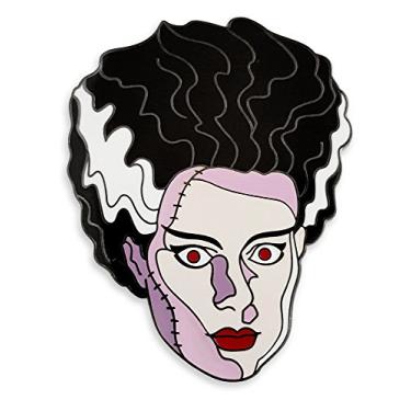Imagem de Pinsanity Vintage Bride of Frankenstein Horror Esmalte Lapela Pin