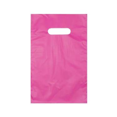 Imagem de Sacola Boca Vazada PEBD Pink 30x40x0,12 c/50 - Marqplas