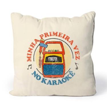 Imagem de Almofada Meu Primeiro Karaokê