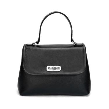 Imagem de Bolsa Feminina de Couro Legitimo Alça de Mão e Alça Transversal Road S