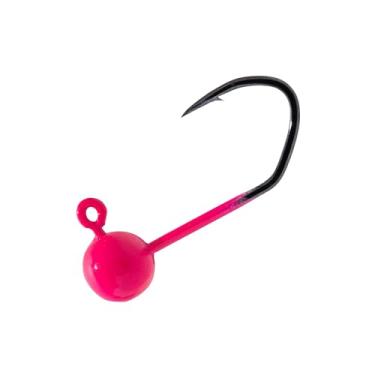 Imagem de Temorah Cabeças de gabarito de foice para amarrar moscas (rosa, 1/947.2 g 50 peças)