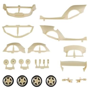 Imagem de Hobby Design "Rocket Bunny" Toyota GR Supra Full Resin Detail Set for Tamiya Toyota GR Supra #24351, 1/24 Scale