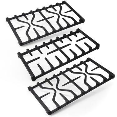 Imagem de Substituição da grelha do queimador WB31X27150 & WB31X27151 para peças de fogão GE JGBS66REKSS, JGB700SEJ4SS, JGSS66SEL1SS, JGSS66SEL3SS, fogão de superfície da grelha do queimador lateral central