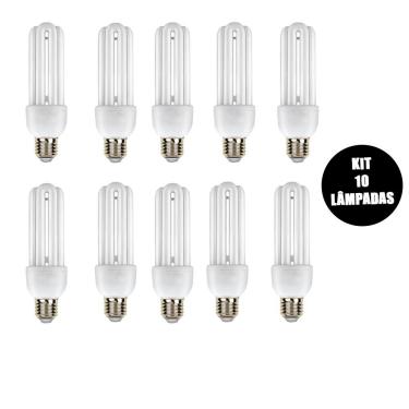 Imagem de Lampada Fluorescente 220v 10 Uni 15w Branco Frio Iluminaçao