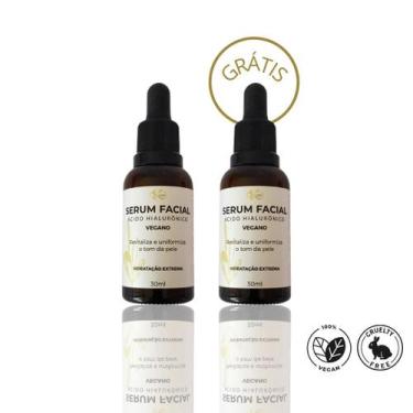 Imagem de Compre 1 Leve 2 Sérum Facial Vegano Ácido Hialurônico 30ml Kuide