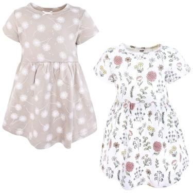 Imagem de Hudson Baby Vestidos de algodão para bebês e meninas, Desejo dente-de-leão, 3-6 Meses