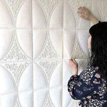 Imagem de Kit 15 papel de parede adesivo placa autoclante para sala quarto YY-18