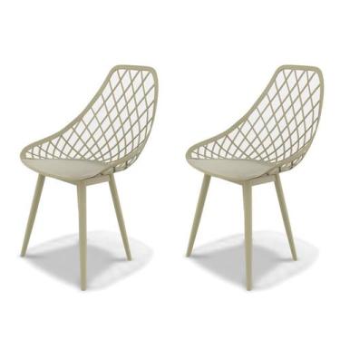 Imagem de Conjunto com 2 Cadeiras Kaila Garden Fendi - Mobly