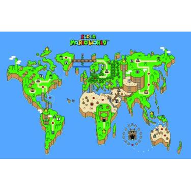 Imagem de Adesivo Decorativo de Parede Super Mario World - Gaudesivos
