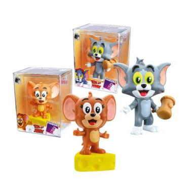 Imagem de COMP Kit Fandom Box Tom e Jerry Boneco Miniatura Colecionável 16cm Vin