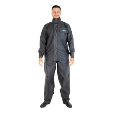 Imagem de Capa Chuva Moto Maculina Lider Com Bolso Protercapas, GG