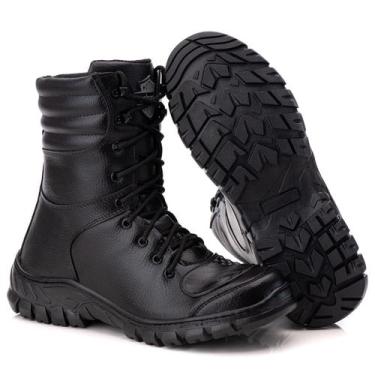 Imagem de Coturno Bota Motociclista Militar Salazari 701, Preto, 44, Homem