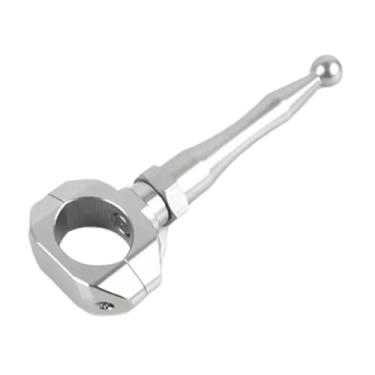 Imagem de kowaku Suporte de apoio para motocicleta, extensão de apoio para os pés, fácil de usar, suporte de estacionamento, lateral para veículos elétricos, Cinza