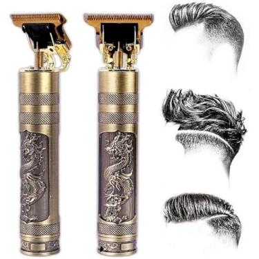 Imagem de MÁQUINA PROFISSIONAL DRAGÃO|ACABAMENTO |SEM FIO|CABELO BARBA PEZINHO PROFISSIONAL LAMINA AJUSTÁVEL|RECARREGÁVEL 4 PENTES ÓLEO ESCOVINHA. A QUERIDINHA DOS BARBEIROS!