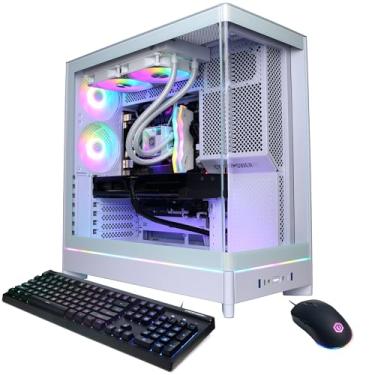 Imagem de CyberPowerPC Gamer Xtreme VR Gaming PC, Intel Core i7-14700F 2.1GHz, GeForce RTX 5070 Ti 16GB, 32GB DDR5, SSD PCIe 4.0 de 2TB, Pronto para WiFi e Windows 11 Home (GXiVR8680A9)