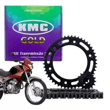 Imagem de Kit Relação Tração Transmissão Nx 400 Falcon 400i Com Retentor - KMC