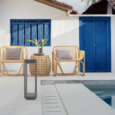 Imagem de Balizador Led Aluminio 6w Ip54 3000k 54x14cm Molde - Yamamura, CINZA E