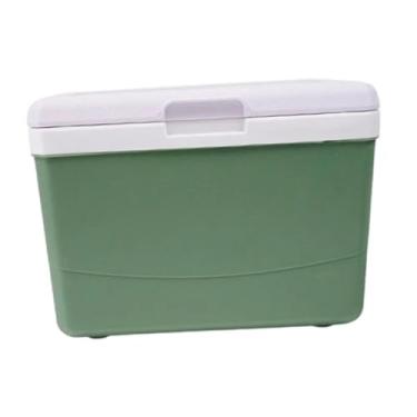 Imagem de Vaveren Refrigerador portátil isolado, refrigerador rígido, organizador de armazenamento resistente, recipiente com caixa de gelo para praia, churrasco, 3l