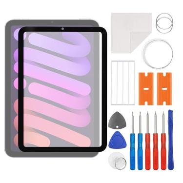 Imagem de SWARK Substituição de lente do painel externo de vidro da tela frontal compatível com 4 com kit de reparo atualizado OCA - sem tela LCD e digitalizador sensível ao toque