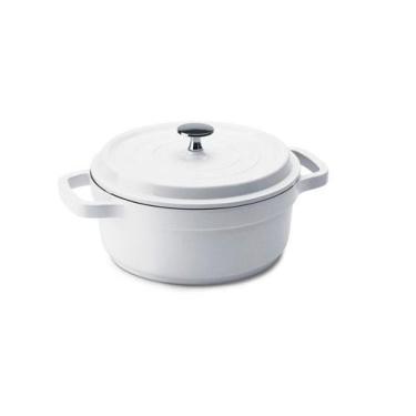 Imagem de Cacarola Aluminio Antiaderente 20cm - Branco- 2,4 Litros - Hercules