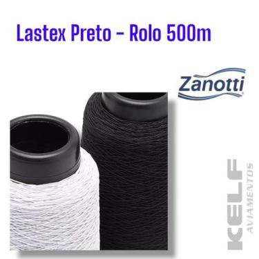 Imagem de Lastex 260 Tex Preto 1001 Rolo 500m Zanotti