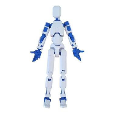 Imagem de Robo Dummy GRANDE 20 cm DESMONTADO 100% Articulado Figura de Ação Brinquedo Manequim Presente Infantil