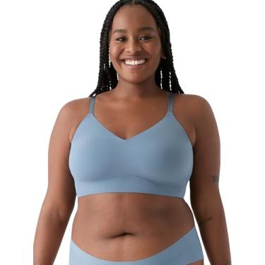 Imagem de True & Co Sutiã feminino True Body Lift triangular com alça ajustável, Azul luar, X-Small