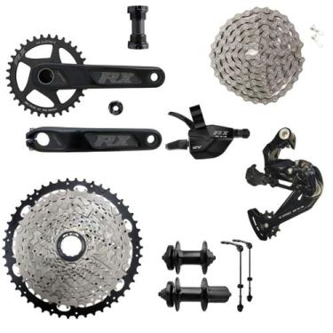 Imagem de Kit Grupo Absolute Gta 12v Bike K7 11x50 Mtb 1x12v Com Cubos