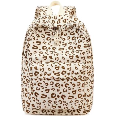 Imagem de Mochila Bluboon para meninas da escola, bolsa de livros de veludo cotelê de 13 polegadas