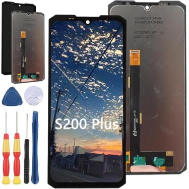Imagem de Yuxyiony Nova tela de substituição para tela LCD Doogee S200 Plus e acessórios de ferramentas de substituição.