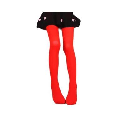 Imagem de Meia-calça Infantil De Veludo Branco Para Meninas, Meia-calça De Dança