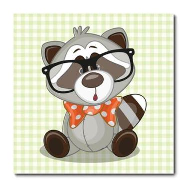 Imagem de Placa Decorativa - Guaxinim Infantil - 0899plmk - Allodi