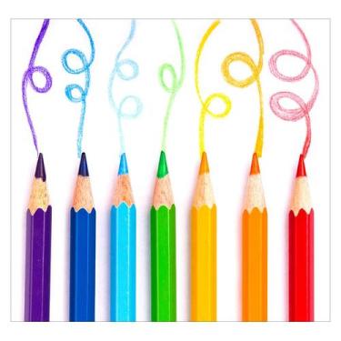 Imagem de Papel de Parede Adesivo Infantil Lápis Escola Bebe Quarto - 509pcp - A