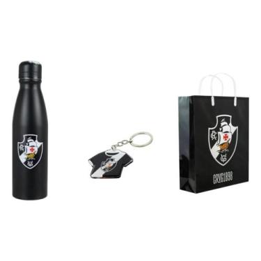 Imagem de Kit Vasco Chaveiro, Garrafa E Sacola De Presente Vasco Da Gama - Milen