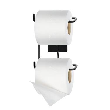 Imagem de Porta Rolo de Papel Higiênico Duplo, Linha 3M, Preto, Arthi