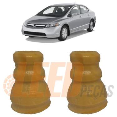 Imagem de Kit Par Batentes Amortecedor Dianteiro New Civic 2007 2008 2009 2010 2