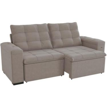 Imagem de Sofá Kappesberg Savana Deluxe 3 lugares Retrátil e Reclinável, A027-VE
