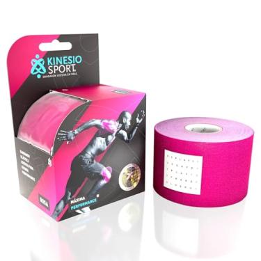 Imagem de Bandagem Elástica Adesiva KinesioSport 6m x 5cm, Rosa
