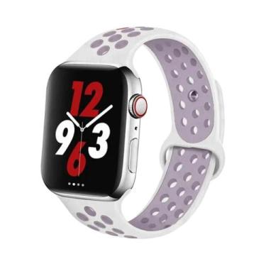 Imagem de Pulseiras De Silicone Para Apple Watch De 45mm, 44mm, 49mm, Ultra2, 40