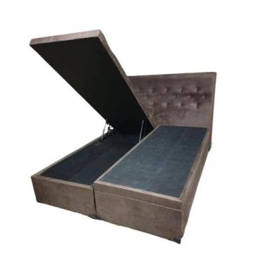 Imagem de Baú King bipartido - RN Cama Box, Marrom
