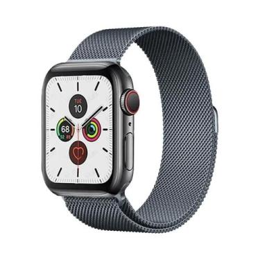 Imagem de Pulseira De Metal Milanese Loop De 44mm 40mm 45mm 41mm Para Apple Watc