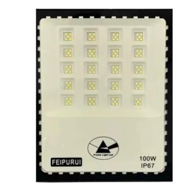 Imagem de Kit 10 Refletor De Led Industrial 100w 10.000 Lumen Bivolt