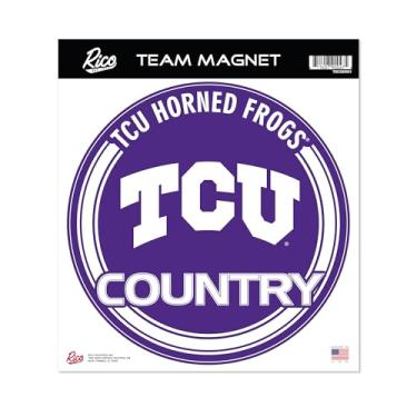 Imagem de Rico Industries NCAA TCU Horned Frogs Padrão 20 cm Ímã Redondo