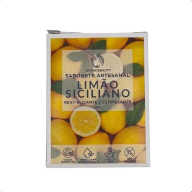 Imagem de Sabonete Glicerinado Artesanal de Limão Siciliano em Barra