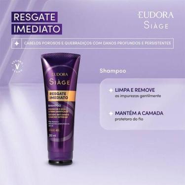 Imagem de Shampoo Eudora Siàge Resgate Imediato Biotecnologia Affinité 4D 250ml