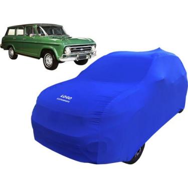 Imagem de Capa De Tecido Para Carro Chevrolet Veraneio 4.1 Custom - Mz, Azul
