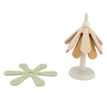 Imagem de Generic Trivet de árvore, Fácil de Armazenar, Resistente Ao Calor, Dobrável, Conveniente para Bancada (Base Redonda)