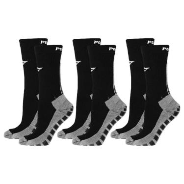 Imagem de Kit 3 Pares de Meias Penalty Grip Masculina