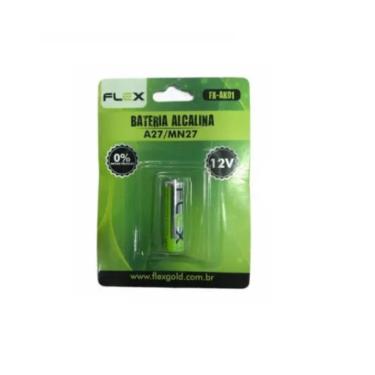 Imagem de Bateria Alcalina Flex Cartela com 1 unidade A27 -12v FX-AK01