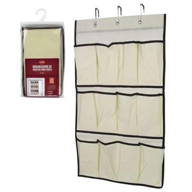 Imagem de Organizador Suspenso Sapatos Porta 12 Divisórias Sapateira Vertical - 